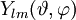 Y_{lm}(\vartheta,\varphi)